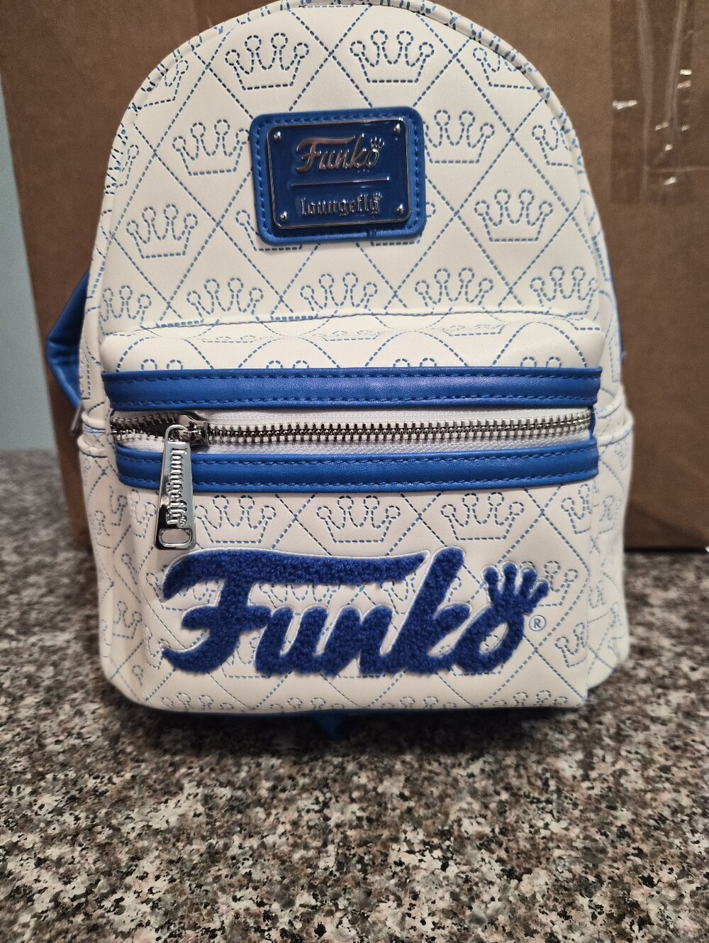 Funko Kids White & Blue Mini Backpack